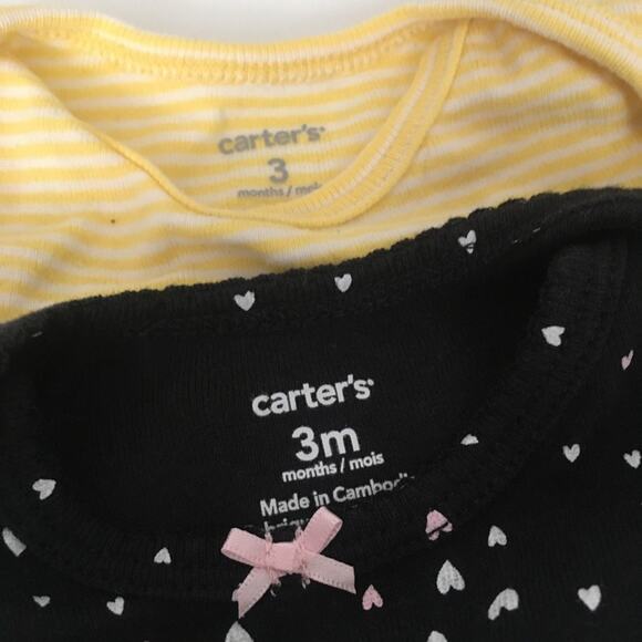 Bundle of Baby Girl Onesies 0-3 m Baby Girl One Pieces Short Sleeve Onesies - Picture 4 of 5